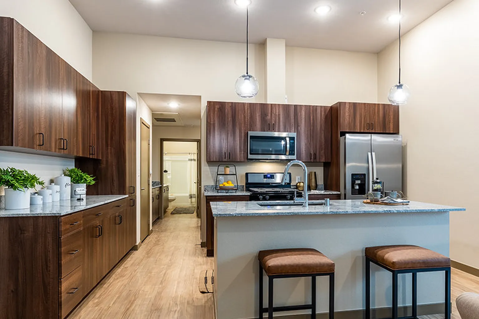 Modern Texas Apartments — Contemporary Kitchens & Fitness Center photo 1